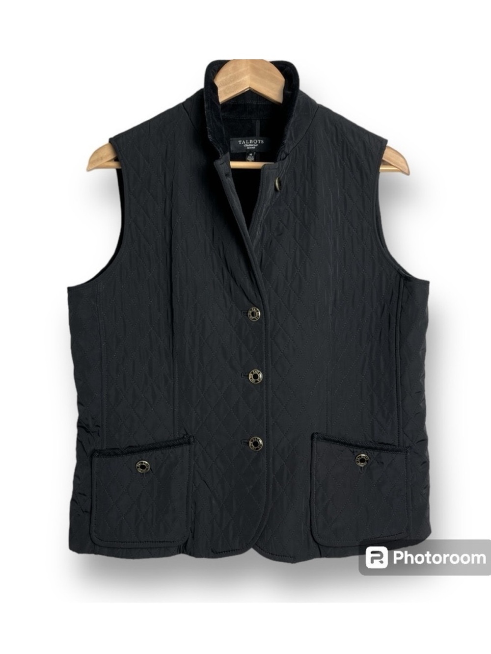 Talbots Equestrian Vest Black